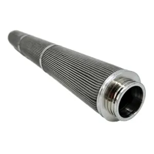 Large flow filter element reusable cartridge 5 micron stainless steel fuel strainer hydraulic filters