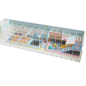 Parque Infantil Seguro para Niños Pequeños, Equipo de Juegos Interior con Tobogán y Piscina de Pelotas para Negocios de Centros de Juego Interiores - Product Image 3