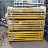Puntales de Acero Galvanizado Telescópicos Ajustables de Alta Resistencia para Andamios de Construcción