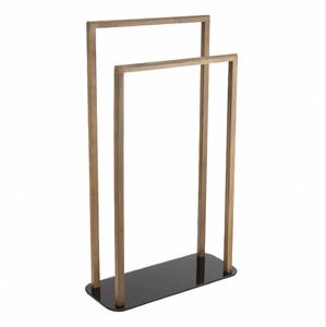 Toallero de bambú portátil ligero, diseño plegable y ajustable en color <span class=keywords><strong>madera</strong></span> para uso en el gimnasio del hotel del dormitorio - Product Image 1