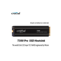 Penting T500 M.2 2280 PCIe 4.0 hingga 7400MB/dtk 500GB 1TB 2TB NVMe Internal SSD Solid State Drive untuk Laptop Desktop PC komputer
