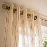 Voilages en Faux Lin Ignifuges DaiRui pour Hôtels – Panneaux Filtrants la Lumière pour Projets de Décoration de Fenêtres