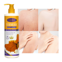 Meilleure lotion corporelle au curcuma 480g pour peaux foncées, acide hyaluronique, beurre de karité, luxe pour peaux noires, lotion corporelle éclaircissante pour femmes, en vrac