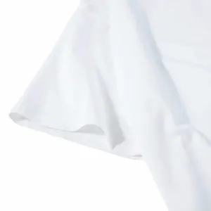 कस्टम Tagless रिक्त टी शर्ट मुद्रण पुरुषों की विमान के लिए सफेद टी शर्ट सादे टीशर्ट 160g के लिए पुरुषों