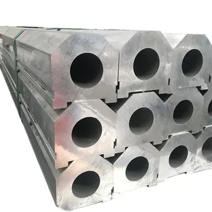 Tuyaux en aluminium ronds droits d'usine Profilés creux en aluminium carrés en aluminium utilisés pour le métal de hors-bord