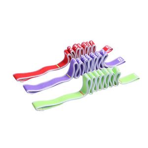 30mm Jacquard Soft Multi-segment Yoga Latin Dance 8 Grid Correct Posture Stretch Elastic Band for Gym - Product Image 4