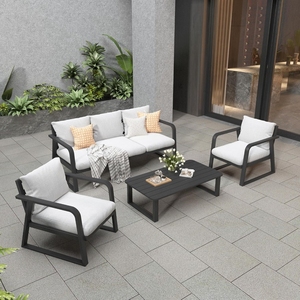 Best seller in alluminio set da giardino di lusso mobili da esterno set di mobili da giardino di lusso divani da giardino mobili da esterno - Product Image 1
