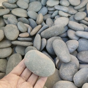 Galets gris bleutés Hamari de 6 à 50 mm pour l'aménagement paysager, galets en résine écologiques, ornementation de rocaille - Product Image 2