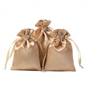 High Quality Custom Logo Printed Polyester Drawstring for Wig <b>Baseball</b> <b>Cap</b> Silk Satin Dust <b>Bag</b> - Product Image 1