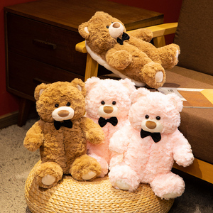En gros, Chaussons en peluche d'hiver chauds et mignons, style <span class=keywords><strong>petit</strong></span> ours et <span class=keywords><strong>chien</strong></span>, pour la maison, type claquettes - Product Image 5