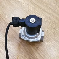 Vanne solénoïde à diaphragme 2 voies en laiton et acier inoxydable, certifiée CE, 24V basse tension haute pression, pour fontaine, 1/2' 6'