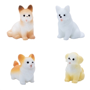 Figurine de chiot mignon Labrador Golden Retriever, accessoires décoratifs DIY pour <span class=keywords><strong>maison</strong></span> de poupée Mengli, petits ornements de paysage - Product Image 5