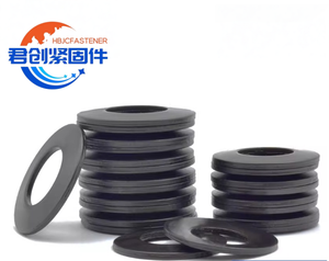 Rondelles à <span class=keywords><strong>ressort</strong></span> Junchuang 50CrVa en acier à <span class=keywords><strong>ressort</strong></span>, finition zinc noir, <span class=keywords><strong>DIN</strong></span> <span class=keywords><strong>2093</strong></span>/GB1972, rondelles à <span class=keywords><strong>ressort</strong></span> à disque fendu de 6 à 250 mm - Product Image 1