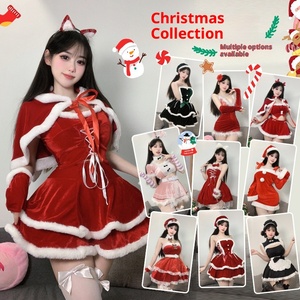 HESPER Nuevo Disfraz Sexy de Gato Navideño Japonés Coreano, Lindo Traje de Navidad, Vestido de Poliéster Dulce con Tirantes para Año Nuevo - Product Image 3