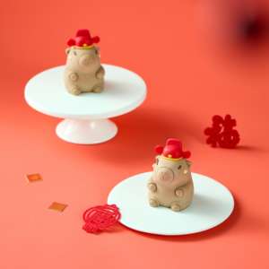 Gâteaux en forme d'animaux Gâteaux pour fêtes d'enfants Chocolat cru Gâteau de capybara sacré OEM ODM - Product Image 5