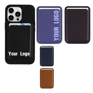 Étui de téléphone en cuir PU détachable <span class=keywords><strong>avec</strong></span> logo personnalisé, <span class=keywords><strong>porte</strong></span>-cartes magnétique, portefeuille magnétique personnalisé pour iPhone 17 16 15 14 Pro Max - Product Image 1