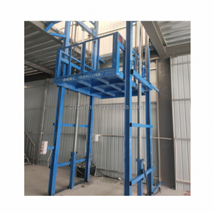 Pengangkat barang bawaan vertikal <span class=keywords><strong>Platform</strong></span> pengangkat kargo elektrik tonase besar Rel pemandu gudang hidrolik Lift kargo - Product Image 1