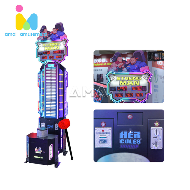 AMA Coin Operated New Look High Quality Hit Hammer Redemption Arcade Game Adult Hammer Machine