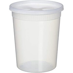 Gobelet Rond Transparent de 32 oz, Résistant à la Chaleur et à l'Eau, avec Couvercle, en Plastique PP, pour Micro-ondes, Vaisselle de Traiteur - Product Image 4
