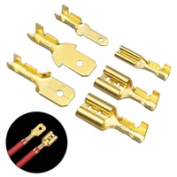 Bornes à sertir HOOYU, connecteurs de fils électriques 2,8 mm 4,8 mm 6,3 mm Faston femelle pour câbles de connexion rapide, fiches d'épissure