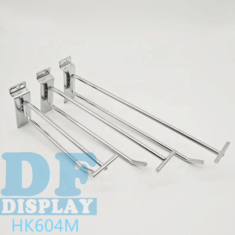Планка настенные панели витринные Крючки из нержавеющей стали настенный крючок супермаркет отверстие полка для тарелок, крючки, станок и аппаратные средства