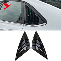 Pour Volkswagen Jetta Mk7 A7 2019 2020 voiture extérieur fenêtre arrière Scoop persiennes couverture garniture décorative ABS accessoires 2 pièces