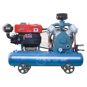 Preço barato de 22hp diesel mining air compressor para jackhammer elétrico