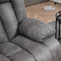 Canapé inclinable électrique gris à vendre Canapé de salon inclinable pour ascenseur Fauteuil inclinable Meubles de salon