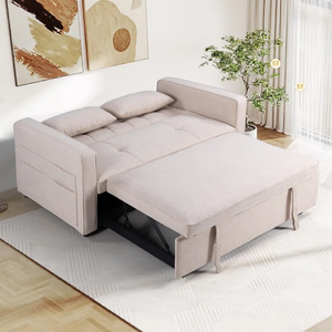 Huichen Home Canapé-<span class=keywords><strong>Lit</strong></span> Personnalisé Simple ou Double Couchage, Canapé <span class=keywords><strong>Pliant</strong></span> <span class=keywords><strong>2</strong></span> <span class=keywords><strong>Places</strong></span> Convertible pour Salon - Product Image 4