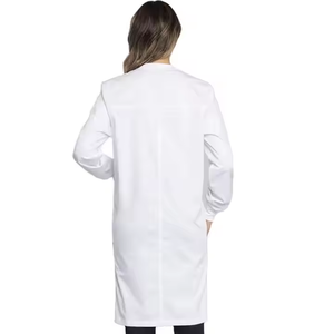 Venta al por mayor batas de laboratorio dental para hombres y mujeres batas blancas médico uniforme resistente al aceite antiestático elástico manguito médico batas de laboratorio - Product Image 5