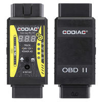 Adaptador GODIAG GT106 PLUS de 24V a 12V para Camiones de Trabajo Pesado con Función de Limpieza y Prueba de Inyectores de Combustible y Prueba de Relés para Autos y Camiones