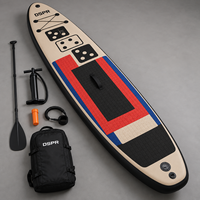 Planche à pagaie gonflable stable avec tapis antidérapant et kit de pagaie complet pour adultes et jeunes, idéale pour les excursions sur le lac