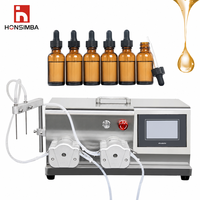Pompe péristaltique de laboratoire, machine de remplissage péristaltique, machine de remplissage semi-automatique d'huiles essentielles de 1 à 60 ml