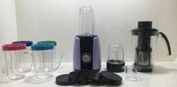 Mixeur multifonctionnel 220W/400W à deux vitesses avec fonction Pulse, vente directe usine, récipient en plastique pour usage domestique