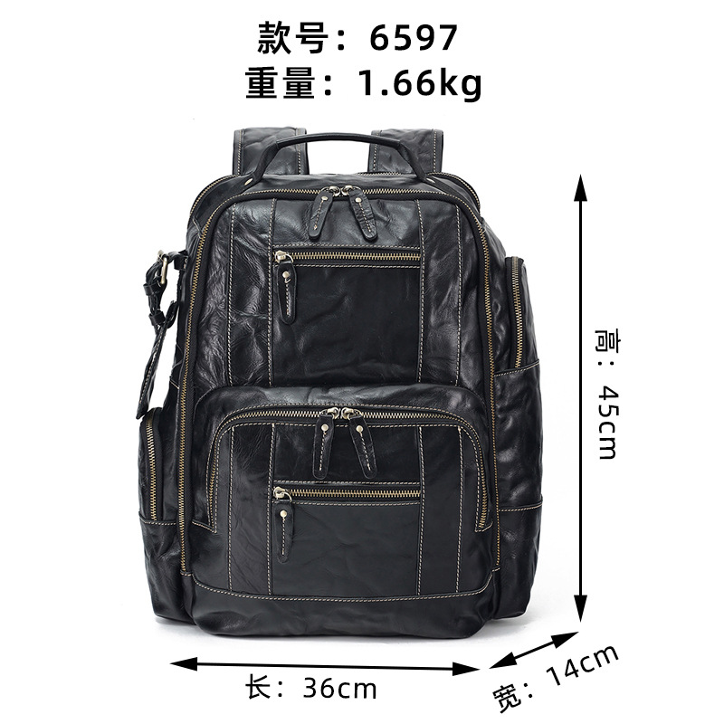 6597 Cuir tanné végétal (Noir)