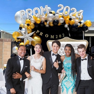 Hstyle 146pcs <strong>Prom</strong> 2024 <strong>Balloon</strong> Garland Arch Kit Graduation Party <strong>Prom</strong> Decorations <strong>Prom</strong> 2024 <strong>Balloons</strong> for Grad Party Decorations - Product Image 5