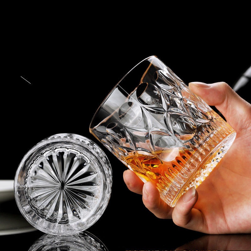 Eco Friendly wine glasses Soda-lime  Glassware 10oz lead-free whiskey glasses