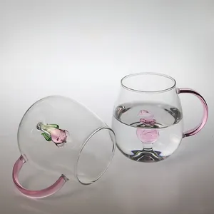 कस्टम 3डी पशु आकार का पानी कप प्यारा घरेलू बोतल पेय जूस अनोखा ग्लास कप निर्माता रंग बच्चों का पानी कप