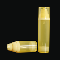 Flacon pompe sans air pour cosmétiques et shampoings PP 30ml 50ml 75ml, impression sérigraphique/numérique, finition mate, emballage recyclable