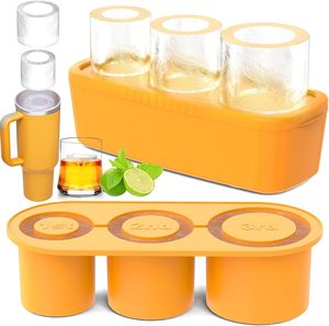 Para Stanley Cup, bandeja de molde de hielo con forma de cilindro de silicona, 20Oz, 30Oz, 40Oz, juego de bebidas para whisky, cócteles, café - Product Image 1