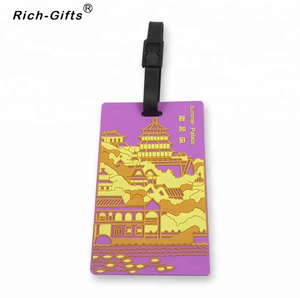 Étiquettes de bagages promotionnelles en PVC souple sur le thème de <span class=keywords><strong>la</strong></span> <span class=keywords><strong>poésie</strong></span> chinoise - Product Image 2