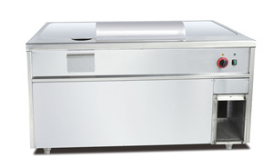 Cao Cấp Thép Không Gỉ Dọc Teppanyaki Nướng Đầy Đủ Tấm Vỉ Nướng Điện Cho Nhà Hàng Cao Cấp - Product Image 4