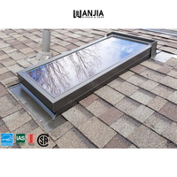 Ventana de Techo de Doble Acristalamiento Insonorizada y Resistente al Agua, de Aluminio, Personalizada y Directa de Fábrica WANJIA