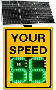 Panneau radar <span class=keywords><strong>de</strong></span> vitesse solaire haute visibilité avec moniteur <span class=keywords><strong>de</strong></span> vitesse réfléchissant pour autoroute, rampe, zone urbaine et route <span class=keywords><strong>de</strong></span> circulation <span class=keywords><strong>publique</strong></span> - Product Image 2