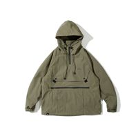 Coupe-vent en nylon imperméable de conception personnalisée OEM vestes de course pour hommes de sports d'extérieur unisexe