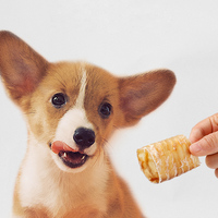 Fourniture directe d'usine Friandises pour chiens de buffle de qualité supérieure Trachée de boeuf Ingrédients naturels Aliments pour chiens séchés pour animaux de compagnie Friandises séchées à l'air