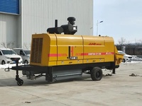 JIUHE DHBT100 Pompe de remorque à béton diesel | 100 m³/h Super sortie et haute pression pour les méga projets de construction