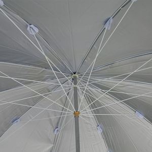 Sombrilla de Patio de Doble Capa de 6 pies, Resistente, con Varillas Gruesas, Protección UV, Parasol Comercial para Exteriores - Product Image 2