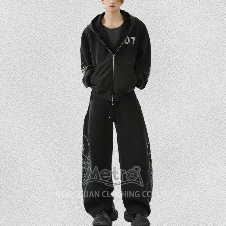 Streetwear High Quality Sweatpants Cotton Men