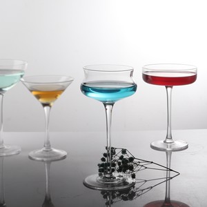 Vaso de Cóctel de Vidrio de Borosilicato de Alta Calidad, 250 ml, Borde Ancho, Diseño Moderno, Duradero y Ecológico, para el Hogar, <span class=keywords><strong>Bar</strong></span> y Fiestas - Product Image 2